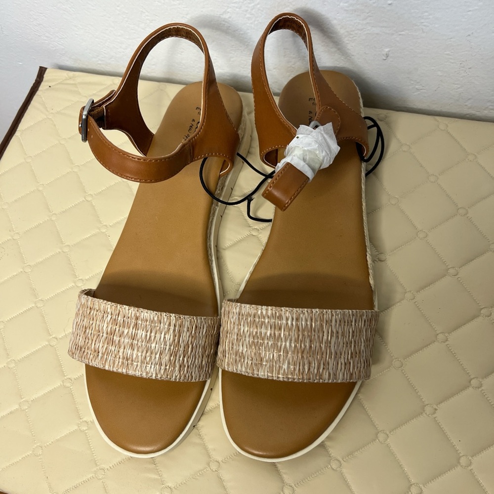 A.N.A Liah  Tan women’s Sandals strap size 11